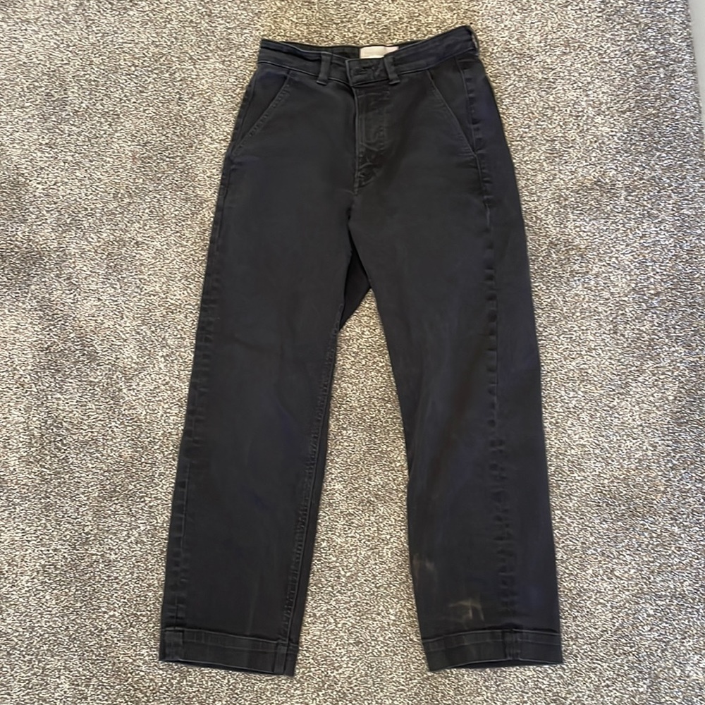 Everlane black straight leg jeans